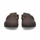 Zueco Piel Negro  BIRKENSTOCK