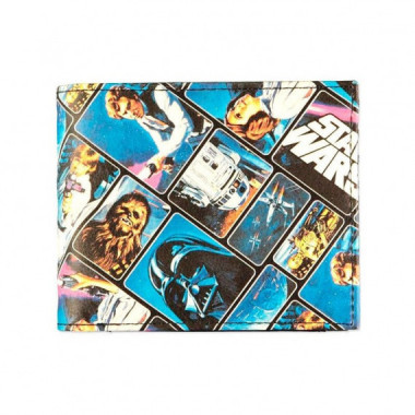 Cartera Star Wars Vintage Personajes  DIFUZED