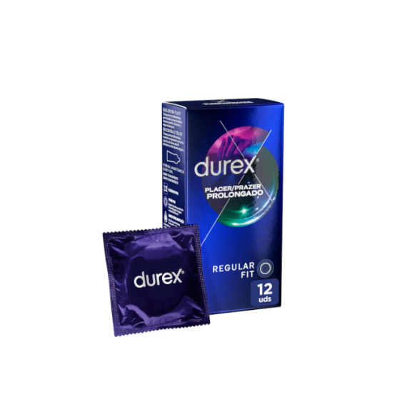 DUREX Preservativos Placer Prolongado 12 U