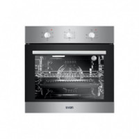 SVAN SVH124X Horno 65L a 6 Prog Inox-black