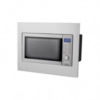 GRUNKEL MWG-23W15 23L Microondas con Grill 800W 1000W  Integrable Inox