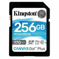 Mem. Sdxc 256GB Class 10 KINGSTON 170 Mb/s Uhs-i U3