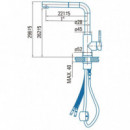 CATA Xsa Grifo Ext Inox (02500005)