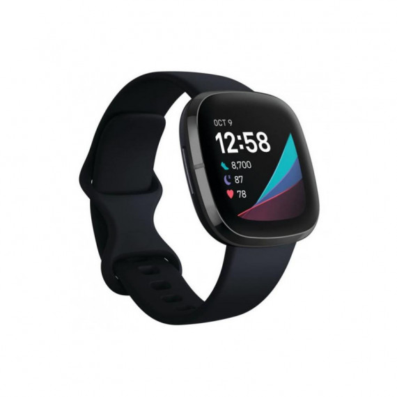 FITBIT Sense Gris Carbón y Acero Inox (FB512BKBK)