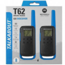 MOTOROLA Talkabout T62 Walkie Talkie con Alcance 8KM Azul