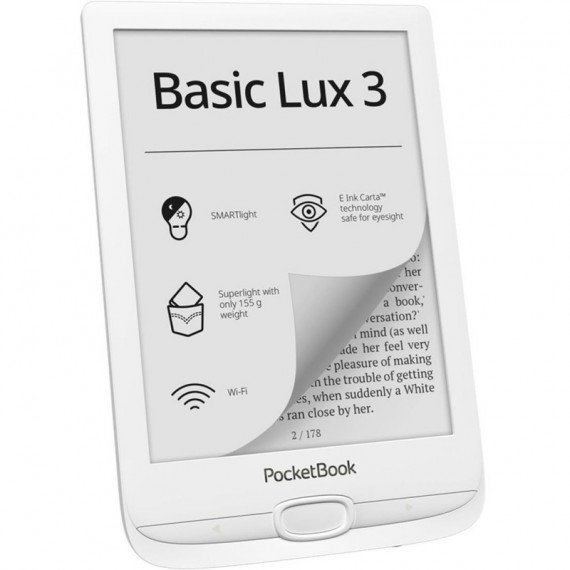 POCKETBOOK Basic Lux 3 6" Smartlight Wifi Blanco