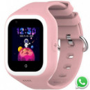 SAVEFAMILY Reloj Iconic Plus 4G Rosa - Reloj con Localizador