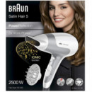 BRAUN HD585E Secador Iónico con Difusor 2.500W Blanco