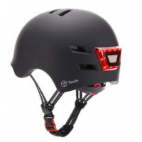 YOUIN MA1010M Casco Talla M con Led Frontal y Trasero