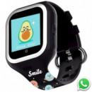 SAVEFAMILY Reloj Iconic 4G Plus Kids Wonderful Negro - Reloj con Localizador