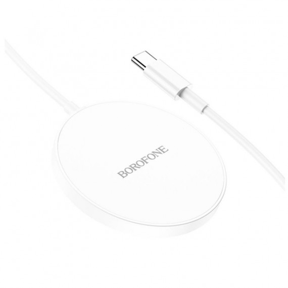 Cargador Magsafe 15W con Usb-c BOROFONE BQ17 Blanco