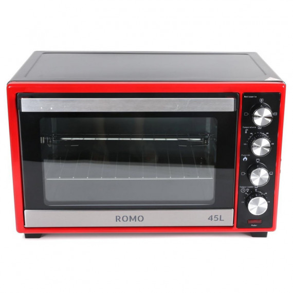 ROMO RO-MH45LR Horno Eléctrico 45L 2000W Rojo