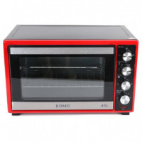 ROMO RO-MH45LR Horno Eléctrico 45L 2000W Rojo