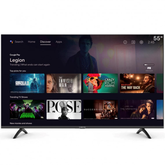 Televisor 55" STREAM SYSTEM Android TV + Google Assistant (S55A50)