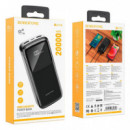 Powerbank 20.000 Mah BOROFONE BJ17A con Pantalla Lcd Negro