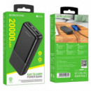 Powerbank 20.000 Mah BOROFONE BJ33A Negro