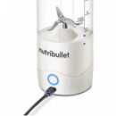 NUTRIBULLET Portable NBP003W Batidora Portátil Recargable Blanca