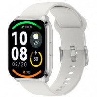 HAYLOU Smartwatch 2 Pro Plata - Reloj Inteligente con 100 Deportes