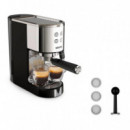 KRUPS XP444C10 Cafetera Express Virtuoso 15 Bar 1400W Inox