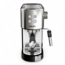 KRUPS XP444C10 Cafetera Express Virtuoso 15 Bar 1400W Inox