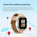 MIBRO T2 Smartwatch con Gps, 105 Deportes y Llamadas BLUETOOTH Dorado