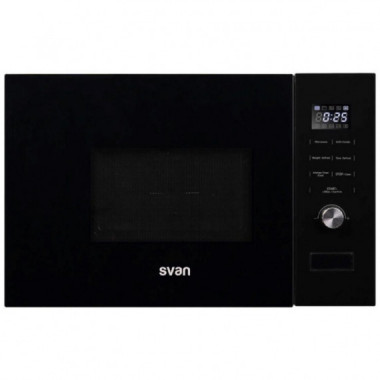 SVAN SMWI2800DGN 20L Microondas C/grill Cristal Negro Dig Integracion Inox