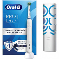 BRAUN Oral B Cepillo Pro 1 750 con Funda de Viaje (D16.513.UX)