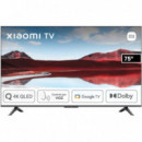 Televisor 75" XIAOMI a Pro 2025 Qled 4K Ultra HD Google ELA5487EU