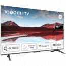 Televisor 75" XIAOMI a Pro 2025 Qled 4K Ultra HD Google ELA5487EU