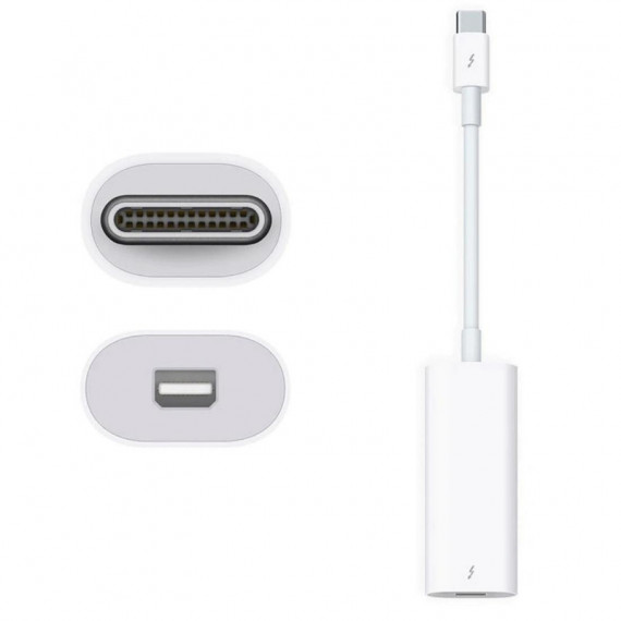 Apple Adaptador de Thunderbolt 3 (usb-c) a Thunderbolt 2 (MMEL2ZM/A)  APPLE