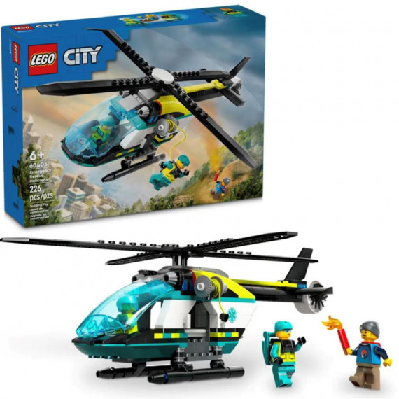 LEGO 60405 Helicóptero de Rescate para Emergencias