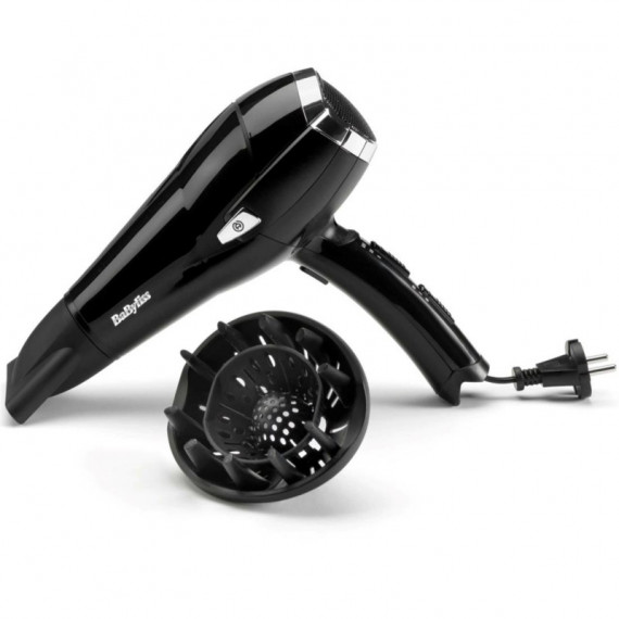 BABYLISS D374DE Secador de Pelo 2.000W con Cable Retráctil