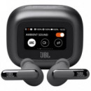 JBL Live Beam 3 Auricular BLUETOOTH con Cancelación de Ruido y Pantalla Negro