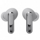 JBL Live Beam 3 Auricular BLUETOOTH con Cancelación de Ruido y Pantalla Plata