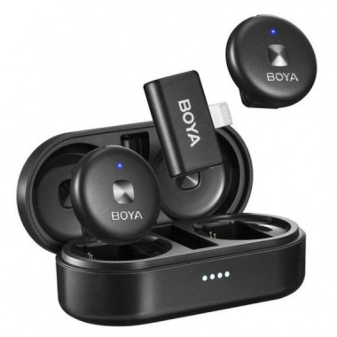 BOYA Omic-d Micrófono Inalámbrico Compacto 2.4GHZ Usb-c Negro