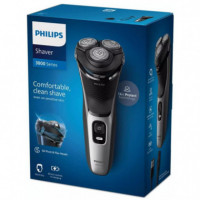 PHILIPS Afeitadora S3143/00 Recargable Wet & Dry Powercut