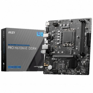 MSI Placa Base Pro H610M-E DDR5 LGA1700 Micro ATX DDR5