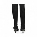 Bota ante Licra Negro  MISS ELASTIC