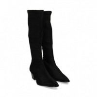 Bota ante Licra Negro  MISS ELASTIC