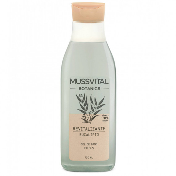 MUSSVITAL BOTANICS GEL REVITALIZ EUCALIPTO 750ML