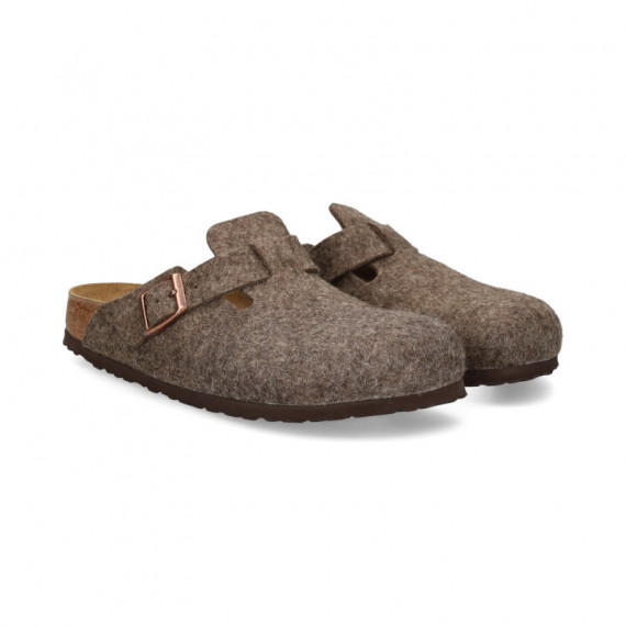 Zueco Fieltro de Lana Marron  BIRKENSTOCK