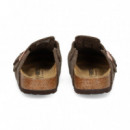 Zueco Fieltro de Lana Marron  BIRKENSTOCK