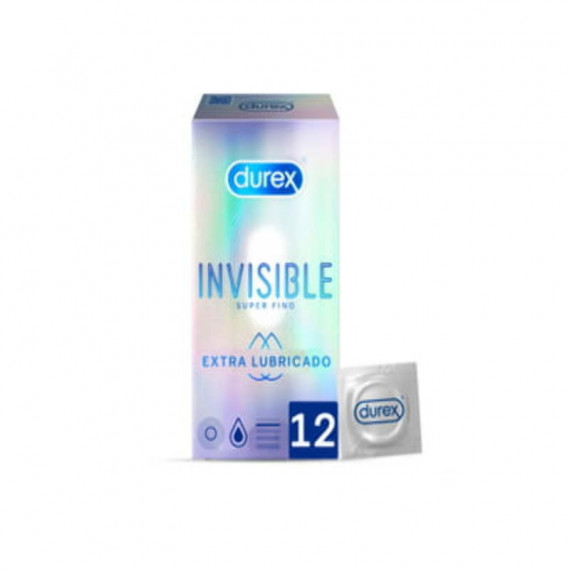 Durex Profilacticos Invisible Lubricante 12 Und  RECKITT BENCK HC