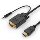 GEMBIRD Cable Adaptador HDMI a VGA 3M