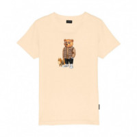 Camiseta BARON FILOU Lxxxvii Beige