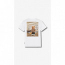 Camiseta BARON FILOU Backprint Lxxxvii Blanco