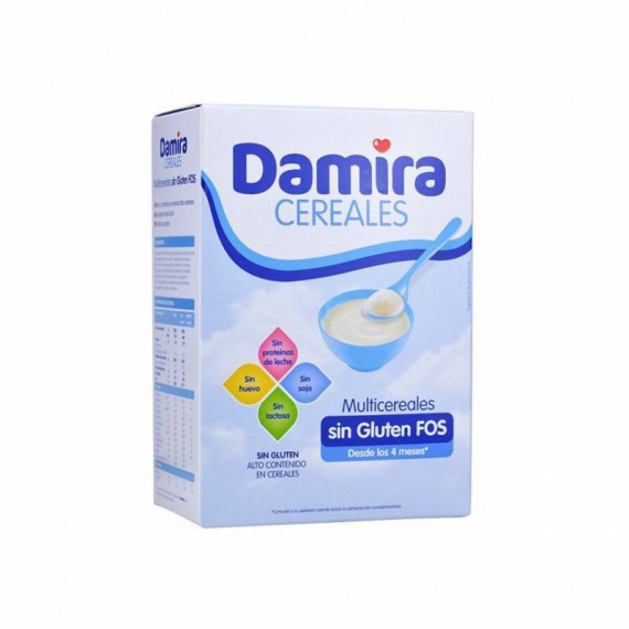 Damira Multicereales sin Gluten Fos 600G  LACTALIS NUTRICION IBERIA