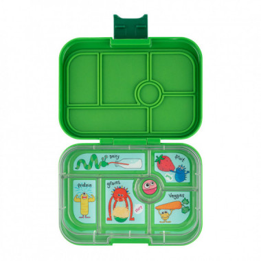 Fiambrera YUMBOX/6 Jurassic Green Monsters Tray  YUMBOX