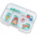 Fiambrera YUMBOX/6 Jurassic Green Monsters Tray  YUMBOX