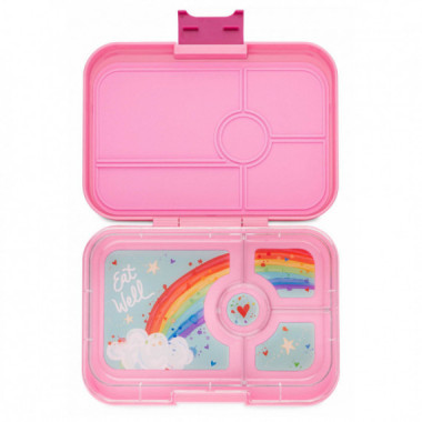 Fiambrera YUMBOX/4XL Capri Pink Rainbow Tray  YUMBOX